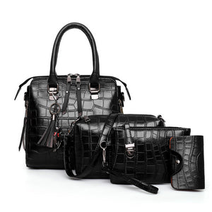 Crocodile Empress Purse Set