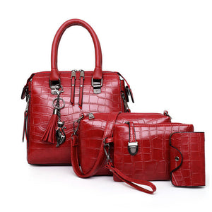 Crocodile Empress Purse Set